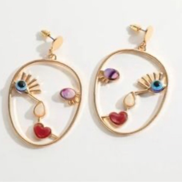 Fashion Nova Face Your Fears Abstract Earrings - Picture 8 of 14